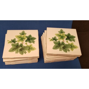 BananAppeal Antique Ivy 4 inch ceramic tiles 15 total